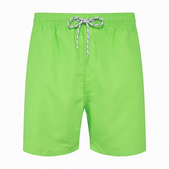 Hessimy Mens Swim Trunks Quick Dry Stretch Swim Shorts Bathing Suits Swimwear Beach Shorts with Pockets,Stretch Elastic(Green,XL)