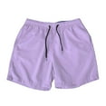 thumbnail image 1 of Hessimy Mens Workout Athletic Shorts Quick Dry Running Shorts Men Lightweight Gym Shorts with Pockets(Purple,3XL), 1 of 5