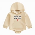 thumbnail image 1 of Hessimy Newborn Baby Girl Bubble Romper Summer Clothes Vintage Ruffle Short Sleeve Infant Onesie Bodysuits Outfit(Light Yellow, 1 of 8