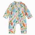 thumbnail image 1 of Hessimy Newborn Baby Girl Golf Outfit Smocked Golf Cart Bubble Romper Ruffle Onesie Bodysuit Infant Summer Clothes(Yellow, 1 of 9