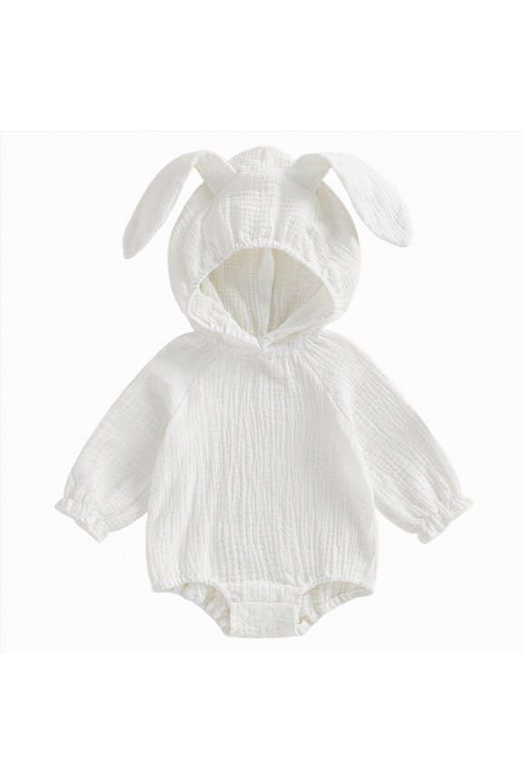 Newborn Baby Girl Summer Outfit Bow Smocked Bubble Romper Doll Collar Plaid Bodysuit Fly Sleeve Jumpsuit Clothes(White