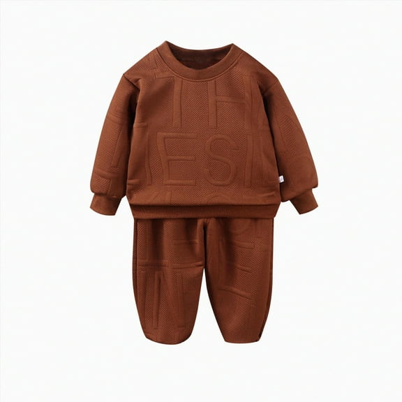 Hessimy Outfit Baby Girl Going Home Outfit Ruffle Ribbed Romper Top Floral Pants Set Cute Summer (Coffee,12-18 Months)