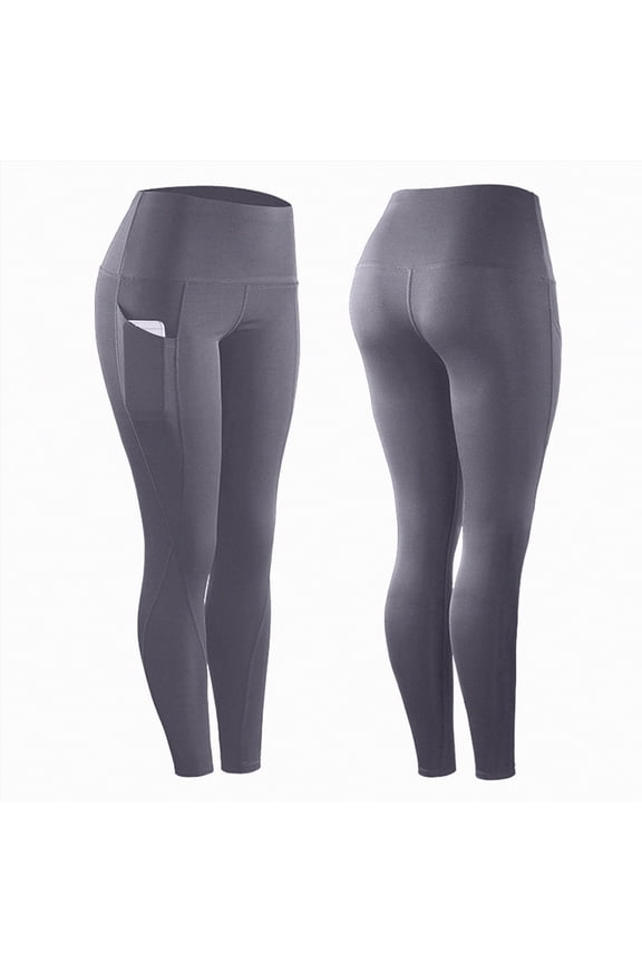 No Front Seam High Waisted Workout Leggings for Women Buttery Soft Yoga Pants Gym Athletic Tights,No Front Seam(Dark Gray,L)