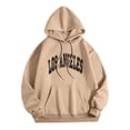 thumbnail image 1 of Hessimy Oversized Hoodies for Men Basic Solid Hooded Sweatshirt Pullover Jackets(Khaki,S), 1 of 3