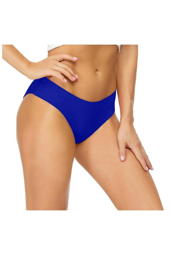 Period Swimwear Leakproof Swim Shorts Wide Waistband Bathing Suit Bottoms(Z02-Blue,XL)
