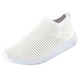 thumbnail image 1 of Hessimy Shoes for Women Walking Shoes Casual Arch Support Slip on Sneakers Breathable Comfort(White,9.5), 1 of 4