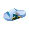thumbnail image 1 of Hessimy Slides Boys Girls Flip Flops Slip On Beach Sandals Youth Pool Shower Shoes Summer Slippers Beach Pool Shoes indoor slippers(Sky Blue,1), 1 of 4