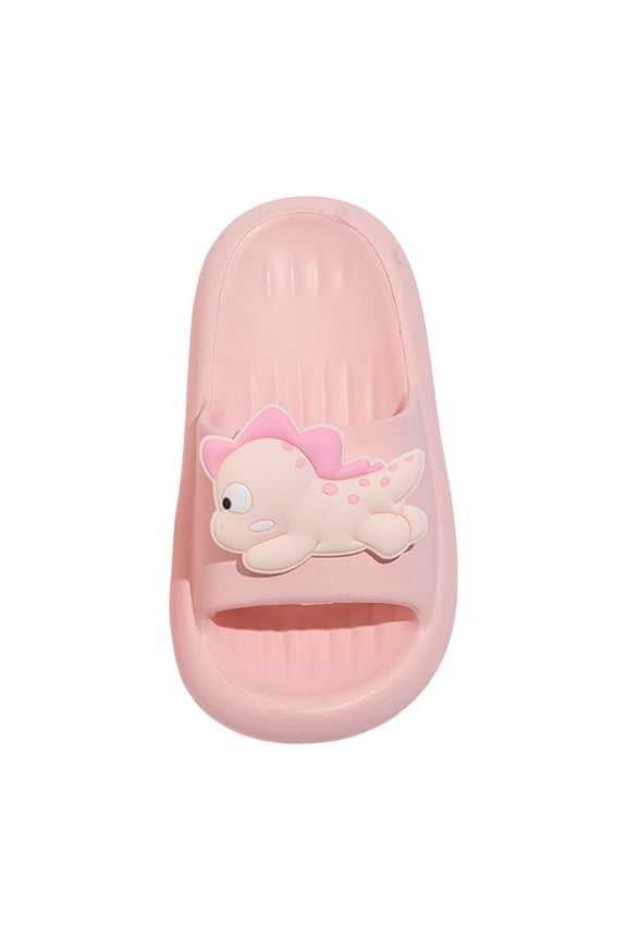 Slides For Kids Toddler Little Girls Boy Dress Sandals Summer Shower Bathroom Pool Sandals Non-Slip Beach Slippers Shoes Indoor & Outdoor home slipperstoddler kids(Pink,7)