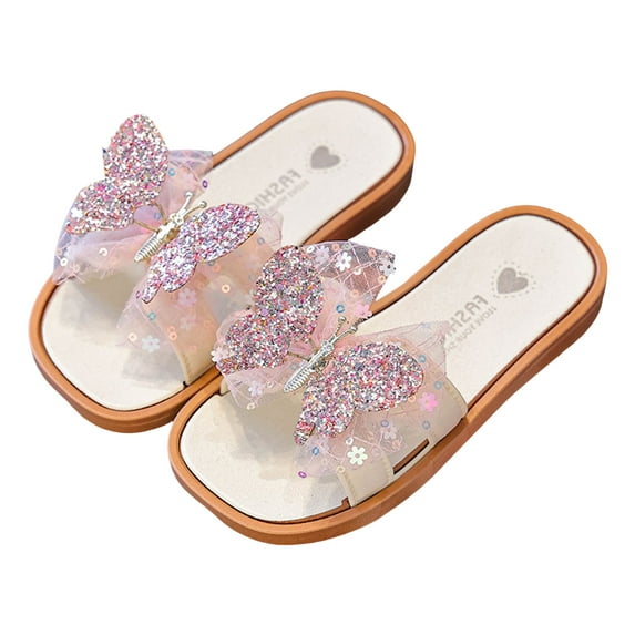 Hessimy Soft Cloud Slides for Kids Open Toe Shower Slippers Comfy Lightweight Sandals Toddler Boys Girls Children Bathroom Pool Summer Beach Non-Slip Shoes chinese slippers(Pink,11.5)