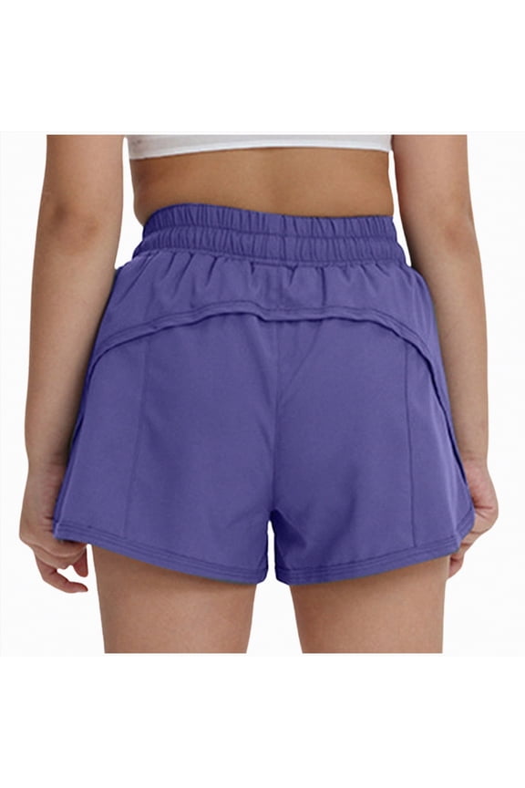Swim Shorts Trunks Beach Board Shorts Lightweight Casual Swimsuit Swimwear(Purple,10-13 Years)