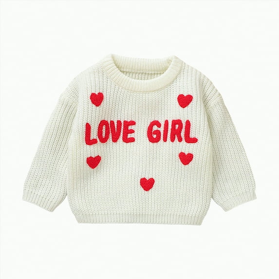 Hessimy Toddler Baby Boy Knit Sweater Big/Lil Bro Embroidery Sweater 3m 6m 9m 12m 18m Onesie Brother Matching Outfit Warm Winter Clothes Outerwear School Uniforms (White,9-12 Months)