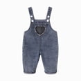 thumbnail image 1 of Hessimy Toddler Baby Boys Girls Winter Lightweight Down Pants Windproof Warm Snow Pant Trousers (Blue,6-12 Months), 1 of 9
