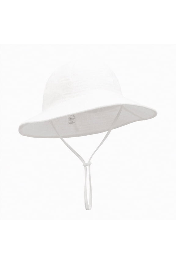 Toddler Baby Sun Hat Summer UPF 50+ Protection for Boys Girls Kids Adjustable Beach Hats with Bucket Wide Brim Outdoor