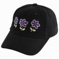 thumbnail image 1 of Hessimy Toddler Baseball Hat - Soft & Lightweight Kids Hat - Cute Printed Baby Ball Cap for Boys Girls(Black3-8 Years), 1 of 5