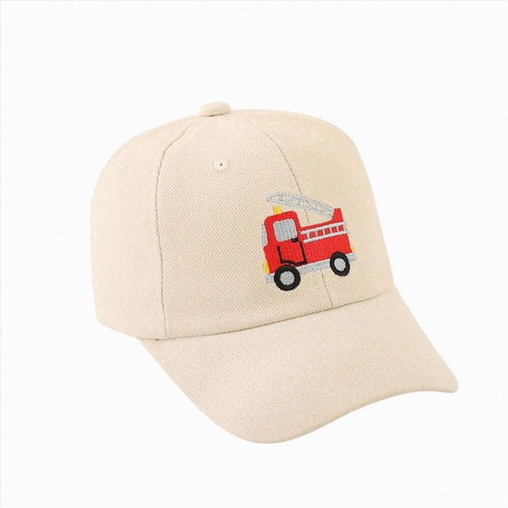 Hessimy Toddler Baseball hat Baby Cap Sun hat Printed Motif Kids Boys Girls(KhakiOne Size)