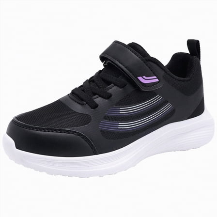 Hessimy Toddler & Big Kids Knit Cage Sneakers Girls Shoes Walking Shoes Toddler Shoes Casual Sports Running Shoes (Black,13)