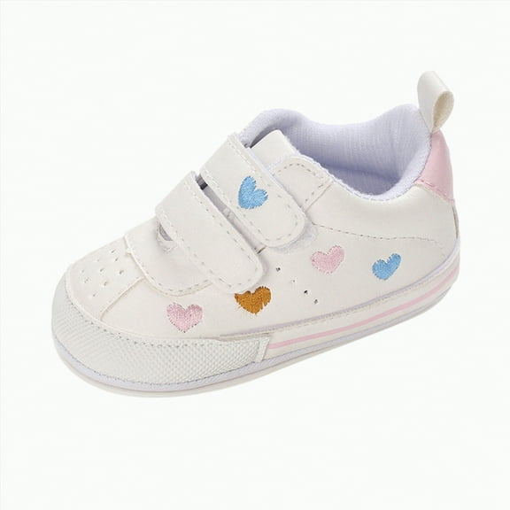 Hessimy Toddler & Big Kids Knit Cage Sneakers Sneakers Girls Sneakers Mesh White Sports Shoes Baby Shoes (White,6)