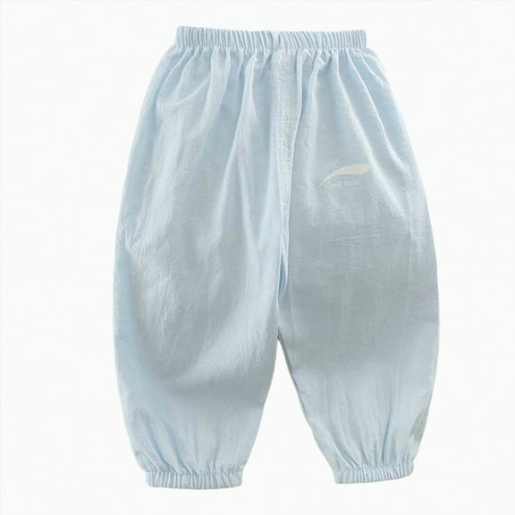 Hessimy Toddler Boy Straight Denim Pants Pajama Pants Men Boy Toddle Boy Baby Boy Pajama Pants (Light Blue,4-5 Years)