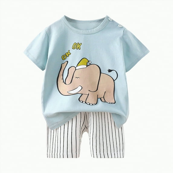 Hessimy Toddler Boy Summer Clothes Funny Letter T Shirt Elastic Waist Pockets Shorts Set 2 Piece Outfit,Functional Pockets(Khaki,7-8 Years)