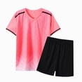 thumbnail image 1 of Hessimy Toddler Boys Athletic Outfits Quick Drying Sports Short Sleeve T Shirt Shorts Set,Jogging Football Tracksuit 3-4 Years, 1 of 4