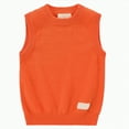 thumbnail image 1 of Hessimy Toddler Boys Girls Pullover Sweater Pumpkin Knit Jumper Tops Winter Warm Pumpkin Pattern Knitted Sweaters Tops Button Cardign Pullover Knit Lightweight (Orange,4-5 Years), 1 of 4
