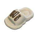 thumbnail image 1 of Hessimy Toddler Boys Girls Slippers Pillow Sandals Summer Bathroom Slides Beach Water Non-Slip Kids Shower Shoes House slippers funny slippers(Khaki,1), 1 of 5