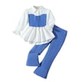 thumbnail image 1 of Hessimy Toddler Boys Girls Spring Summer Cartoon Print 2Pcs Long Sleeve Soft Cute Sleepwear Pajamas, Cute Sleepwear, 2-7Y(Blue,9-10 Years), 1 of 5