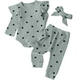 thumbnail image 1 of Hessimy Toddler Boys Girls Spring Summer Soft Fabric 2Pcs Solid Long Sleeve Underwear Soft Sleepwear Pjs Set, Soft Fabric Underwear Pjs(Light Blue,0-3 Months), 1 of 3