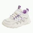 thumbnail image 1 of Hessimy Toddler Boys Girls Walking Shoes Slip On Shoes For Months Mesh Sports Shoes Light Up Flashing Outdoor Sneaker Running Shoes Back To School (Purple,1), 1 of 9