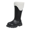 thumbnail image 1 of Hessimy Toddler Girls Mid Calf Boots Riding Shoes muck boots for women (A,2), 1 of 7
