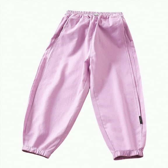 Hessimy Toddler Girls Stretch Legging Kids Soft Pants Baby Girls Candy Color Solid Color Leggings Casual Tight Pants Straight Denim Pants Adjustable waistband printing (Green,6-7 Years)