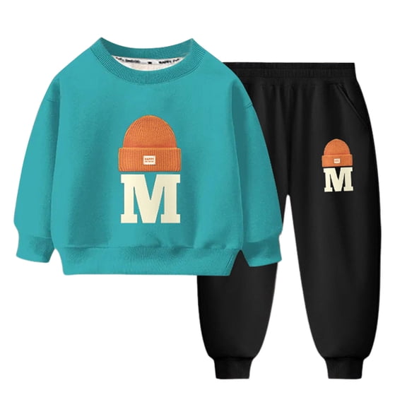 Hessimy Toddler Kids Spring Summer Soft Thermal Underwear Long Warm Base Layer Clothes Set, Stretchy Knit(K,1-2 Years)