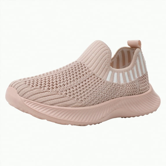 Hessimy Toddler Knit Cage Sneakers Kids Shoes Baby Shoes Unisex Child Outdoor Athletic Sneaker Running Shoes Toddler Shoes Back To School Sport Shoes (Pink,13.5)