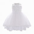 thumbnail image 1 of Hessimy Toddler Little Big Girl Sleeveless Casual Dress,summer everyday(White,12-18 Months), 1 of 1