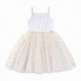 thumbnail image 1 of Hessimy Toddler Little Girls Floral Print Sleeveless Dress Set(White,2-3 Years), 1 of 1