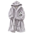 thumbnail image 1 of Hessimy Toddler Rayon from Bamboo Pajamas Sets,Baby Boy Girl Snug Fit Long Sleeve Sleepwear pajama shorts set for Toddler Girl Boy(Grey,18-24 Months), 1 of 5