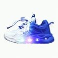thumbnail image 1 of Hessimy Toddler Shoes Baby Walking Sock Shoes Sneakers 0-4 Years Boy Girl Barefoot Tennis Shoes Non-Slip Brethable Mesh Sports Shoes (Blue,12), 1 of 7