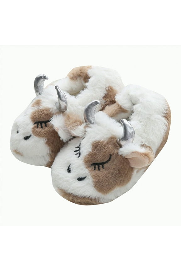 Toddler Slippers Boys Girls Dinosaur House Shoes Cute Bunny Slipper For Home Indoor Winter Bedroom Non Slip Soft Rabbit Warm Shoes Toddler Slippers Girls Slippers Animals (Beige,9)