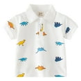 thumbnail image 1 of Hessimy Toddler T Shirts Cotton Summer Tshirts Boys Girls Basic Tee Undershirts Short Sleeve Clothes Crew Neck Shirts(White,12-18 Months), 1 of 2
