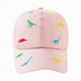 thumbnail image 1 of Hessimy Toddlers Baseball Hat, Kids Distressed-Washed Baseball Cap Cotton Hats(PinkOne Size), 1 of 5