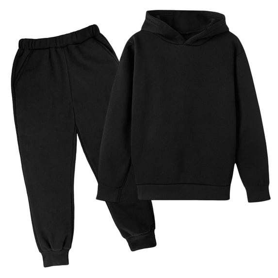 Hessimy Unisex Infant Toddler Spring Summer Soft Fabric Celebration 2Pcs Long Sleeve Soft Sleepwear Pjs, Celebration Pjs Style(Black,3-4 Years)