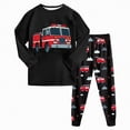 thumbnail image 1 of Hessimy Unisex Infant Toddler Spring Summer Soft Fabric Celebration 2Pcs Long Sleeve Soft Sleepwear Pjs(Watermelon Red,7-8 Years), 1 of 7