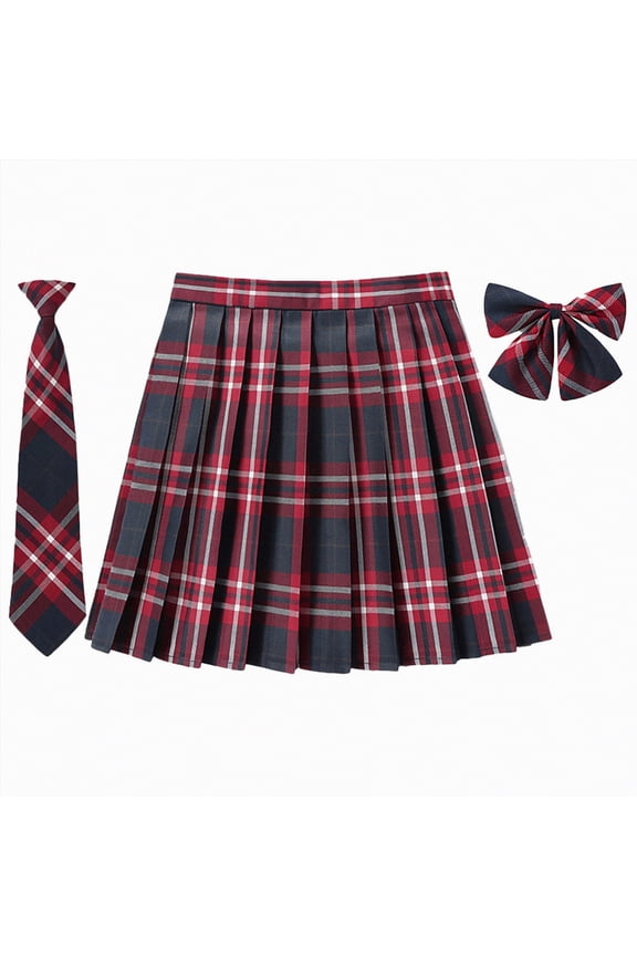 Women Sexy Skirt Ruched Bodycon Double Layer Club Skirts Office Skirt(Red,M)