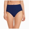thumbnail image 1 of Hessimy Women's Swim Bottom High Waist Retro Basic Full Coverage Bikini Tankini Swimsuit Briefs(Navy,L), 1 of 6