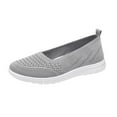 thumbnail image 1 of Hessimy Women's Walking Tennis Shoes - Lightweight Athletic Casual Gym Slip on Sneakers(Z02-Grey,40), 1 of 7