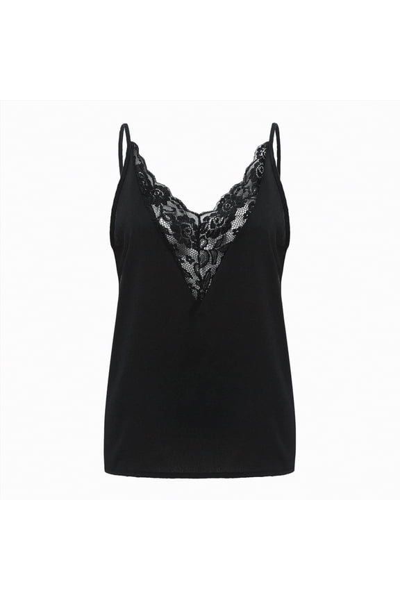 Women’s Workout Scoop Neck Tank Top Sleeveless Cami Lightweight Solid Basic(Black,M)