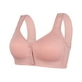 thumbnail image 1 of Hessimy Womens Plus Size Bras Front Closure Wireless Push Up Bralettes Full Coverage Underwear Comfortable Support Bras(B,36), 1 of 7