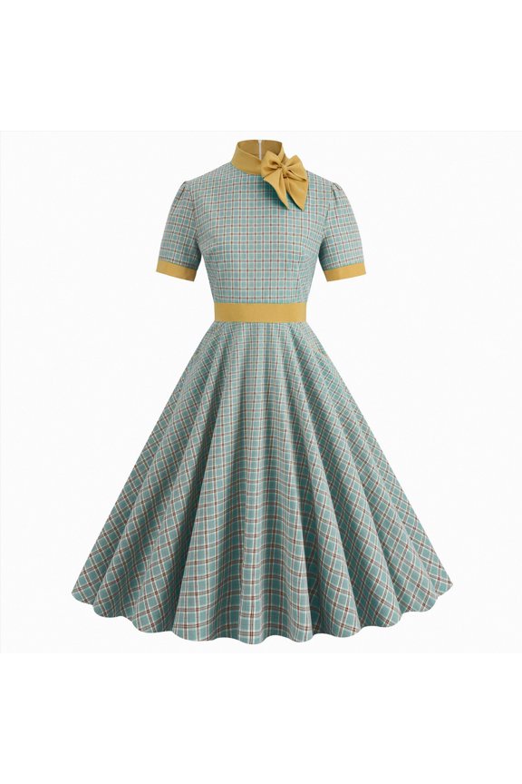 Womens Summer Dress Ruffle Sleeve V Neck Midi Dresses Fashion Casual Fit Flowy Tiered Boho Beach Vacation Sundress,Ruffle,Tiered(Green,XXL)