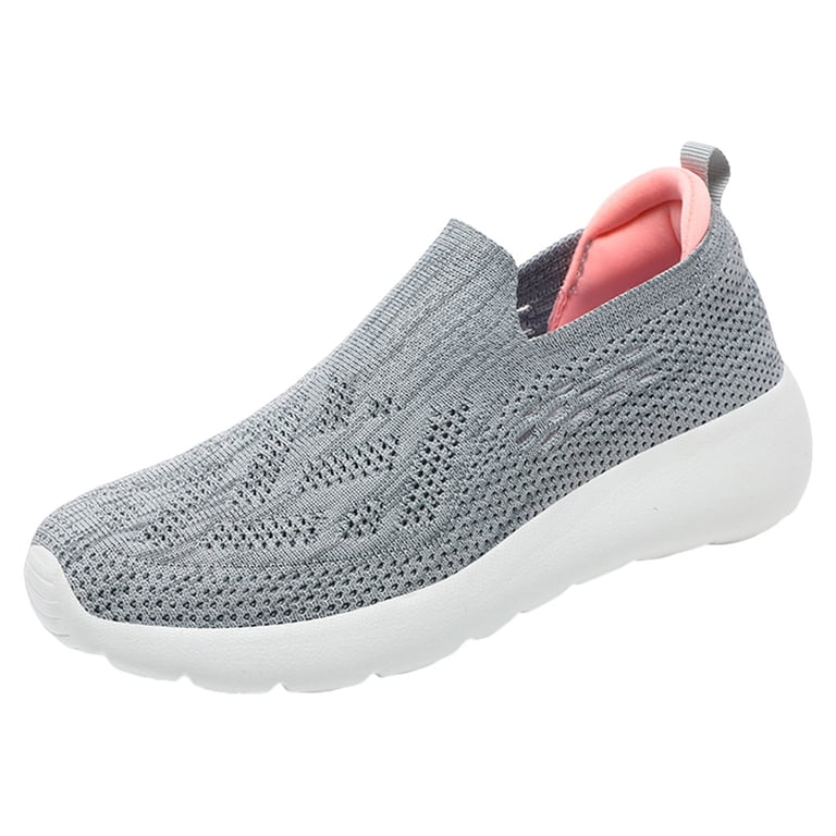 Hessimy Womens Walking Tennis Shoes Fashion Slip on  display picture 1