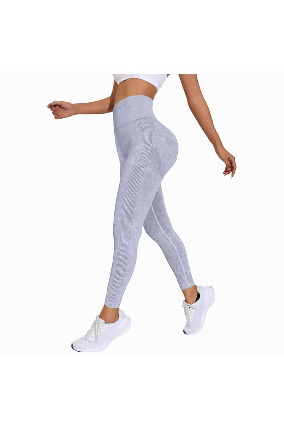 Workout Leggings for Women Yoga Pants High Waisted Athletic Silky Feel Soft Gym Activewear Lounge(Grey,XL)